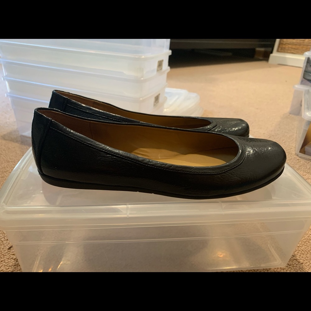 Nine west patent leather flats